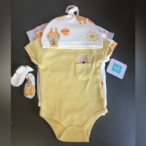 Disney Baby Winnie the Pooh 5 Piece Boys 6/9 Months Set NWT